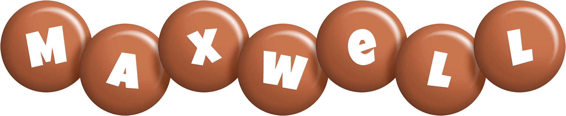 Maxwell candy-brown logo