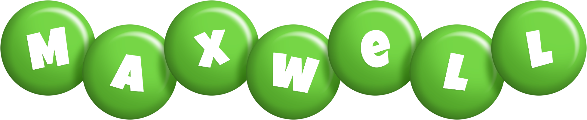 Maxwell candy-green logo