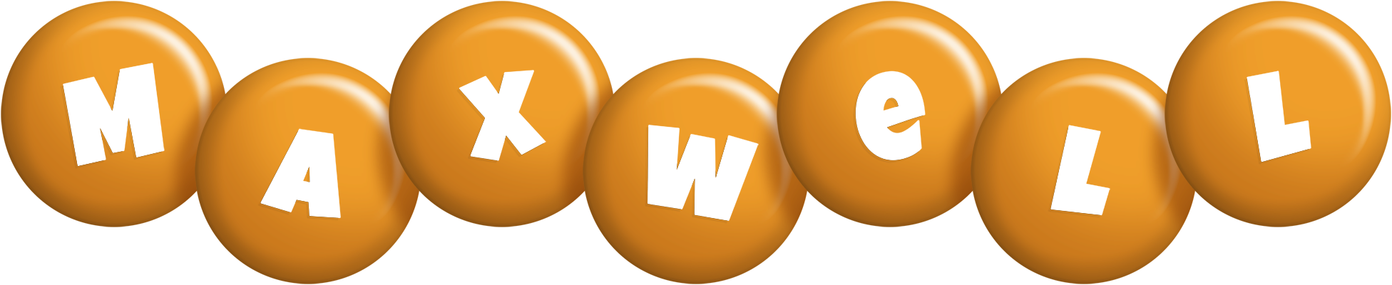 Maxwell candy-orange logo