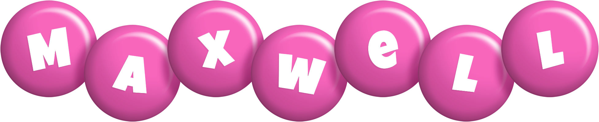 Maxwell candy-pink logo
