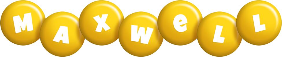 Maxwell candy-yellow logo
