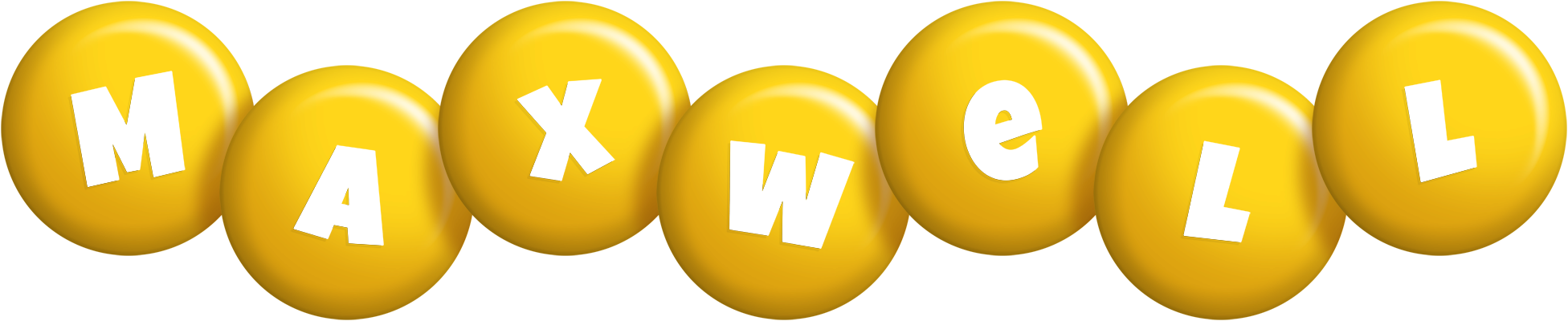 Maxwell candy-yellow logo