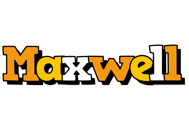 Maxwell cartoon logo