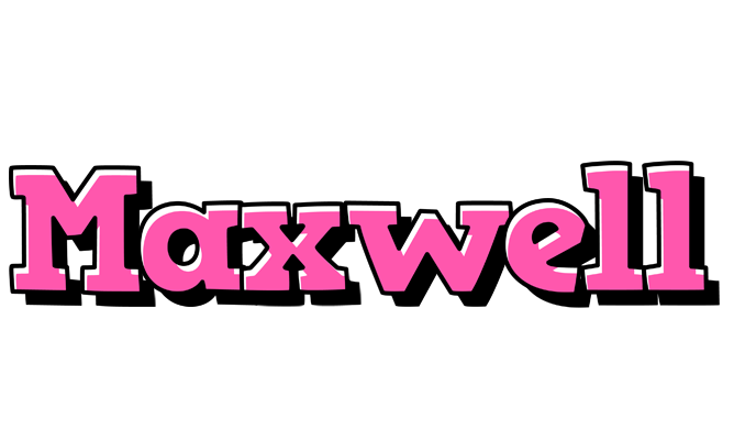 Maxwell girlish logo