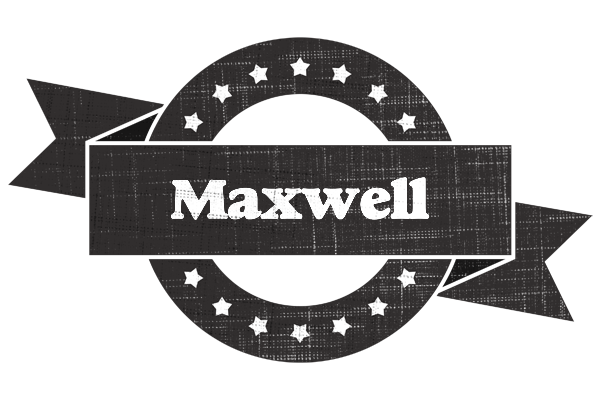 Maxwell grunge logo