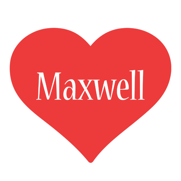 Maxwell love logo