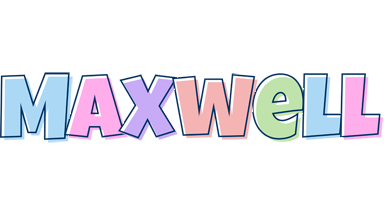 Maxwell pastel logo