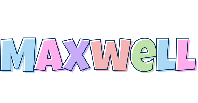 Maxwell pastel logo