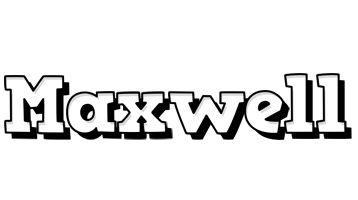 Maxwell snowing logo