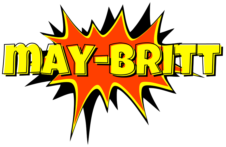 May-Britt bazinga logo