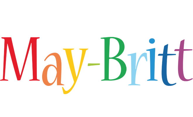 May-Britt birthday logo