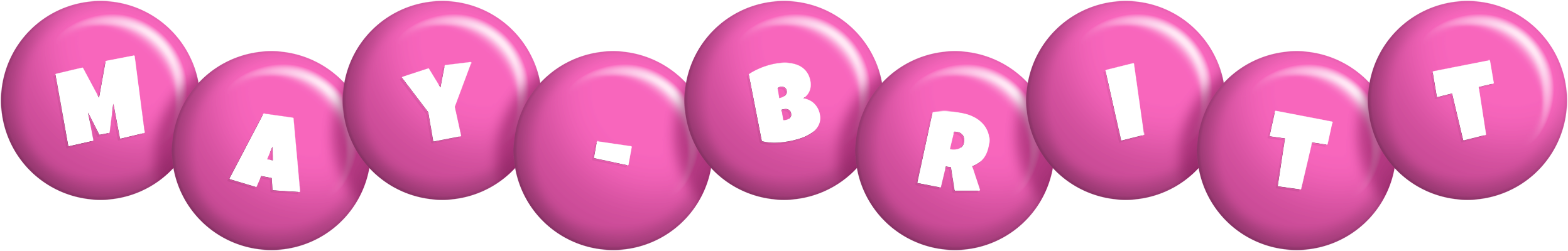 May-Britt candy-pink logo