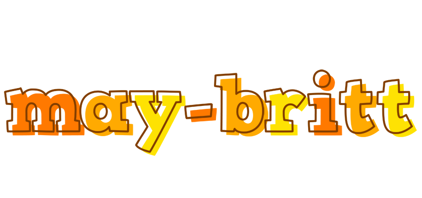 May-Britt desert logo