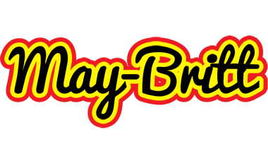 May-Britt flaming logo