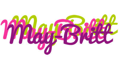 May-Britt flowers logo