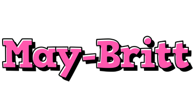 May-Britt girlish logo