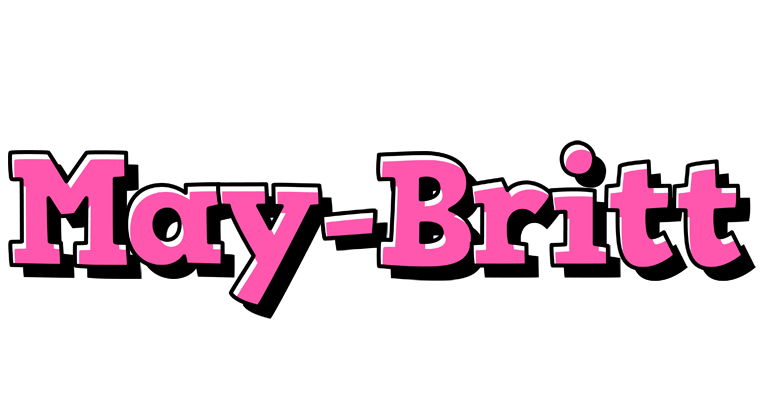 May-Britt girlish logo