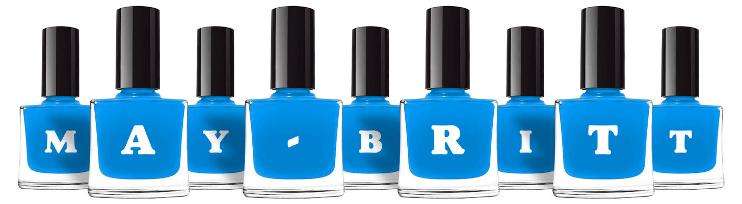 May-Britt glossy logo