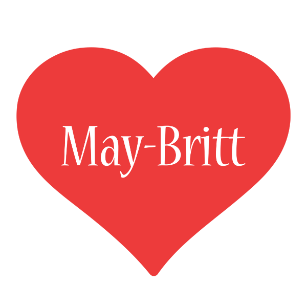 May-Britt love logo