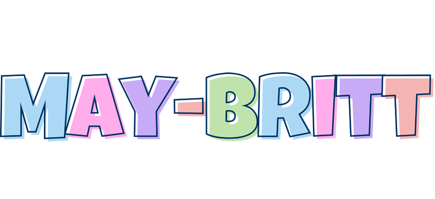 May-Britt pastel logo