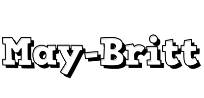 May-Britt snowing logo