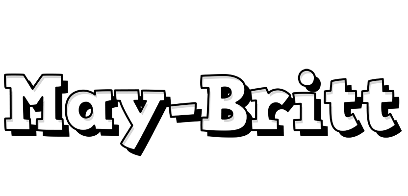 May-Britt snowing logo