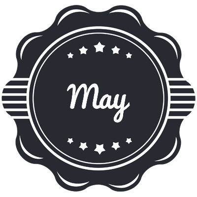 May badge logo