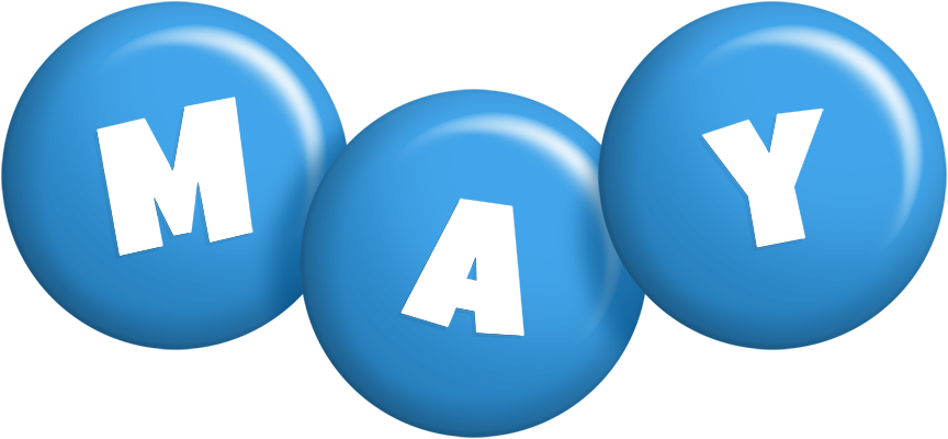May candy-blue logo