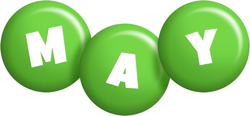 May candy-green logo