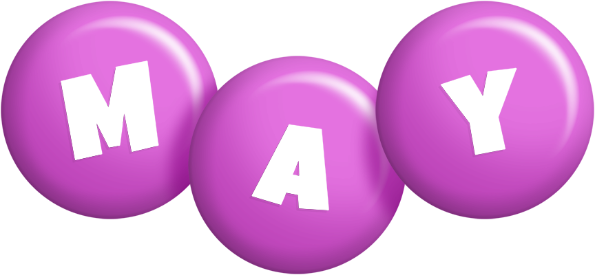 May candy-purple logo