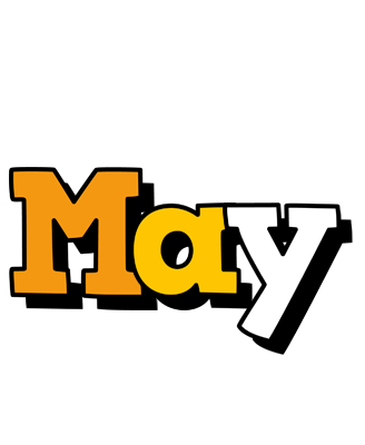 May cartoon logo