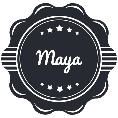 Maya badge logo