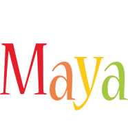 Maya birthday logo