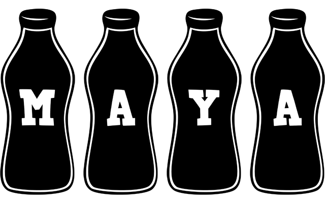 Maya bottle logo