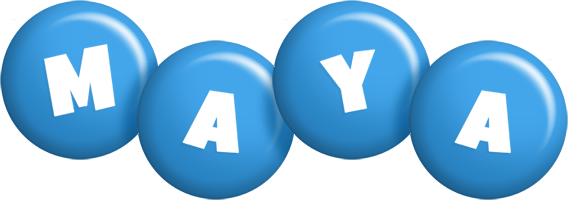 Maya candy-blue logo