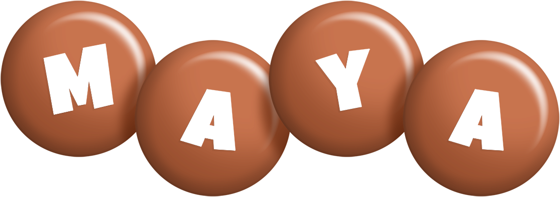Maya candy-brown logo