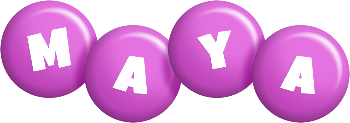 Maya candy-purple logo