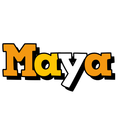 Maya cartoon logo