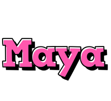 Maya girlish logo