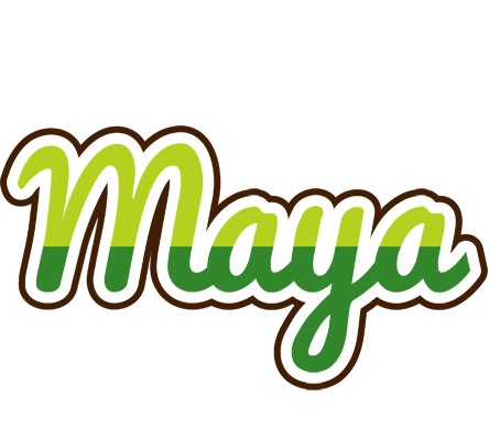 Maya golfing logo