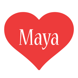 Maya love logo