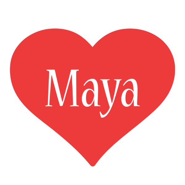 Maya love logo