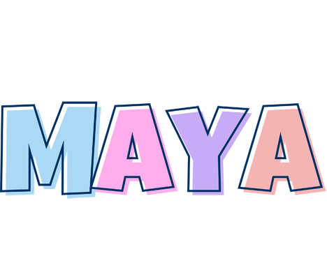 Maya pastel logo