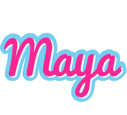 Maya popstar logo