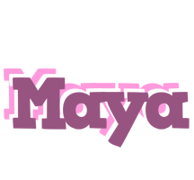 Maya relaxing logo