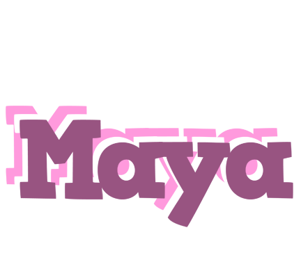 Maya relaxing logo