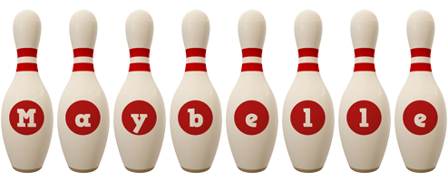 Maybelle bowling-pin logo