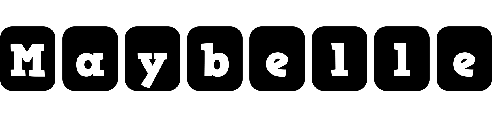Maybelle box logo