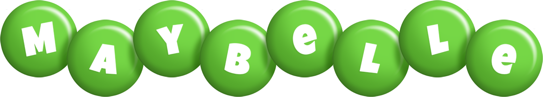 Maybelle candy-green logo