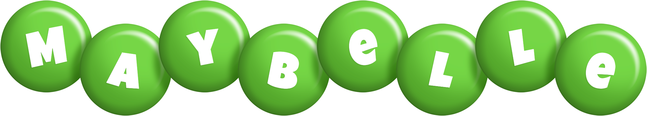 Maybelle candy-green logo